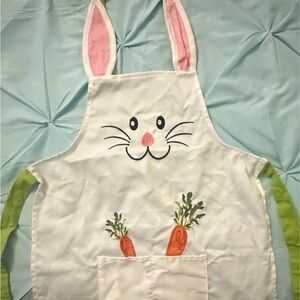 Cute Bunny Apron with Carrot Design
